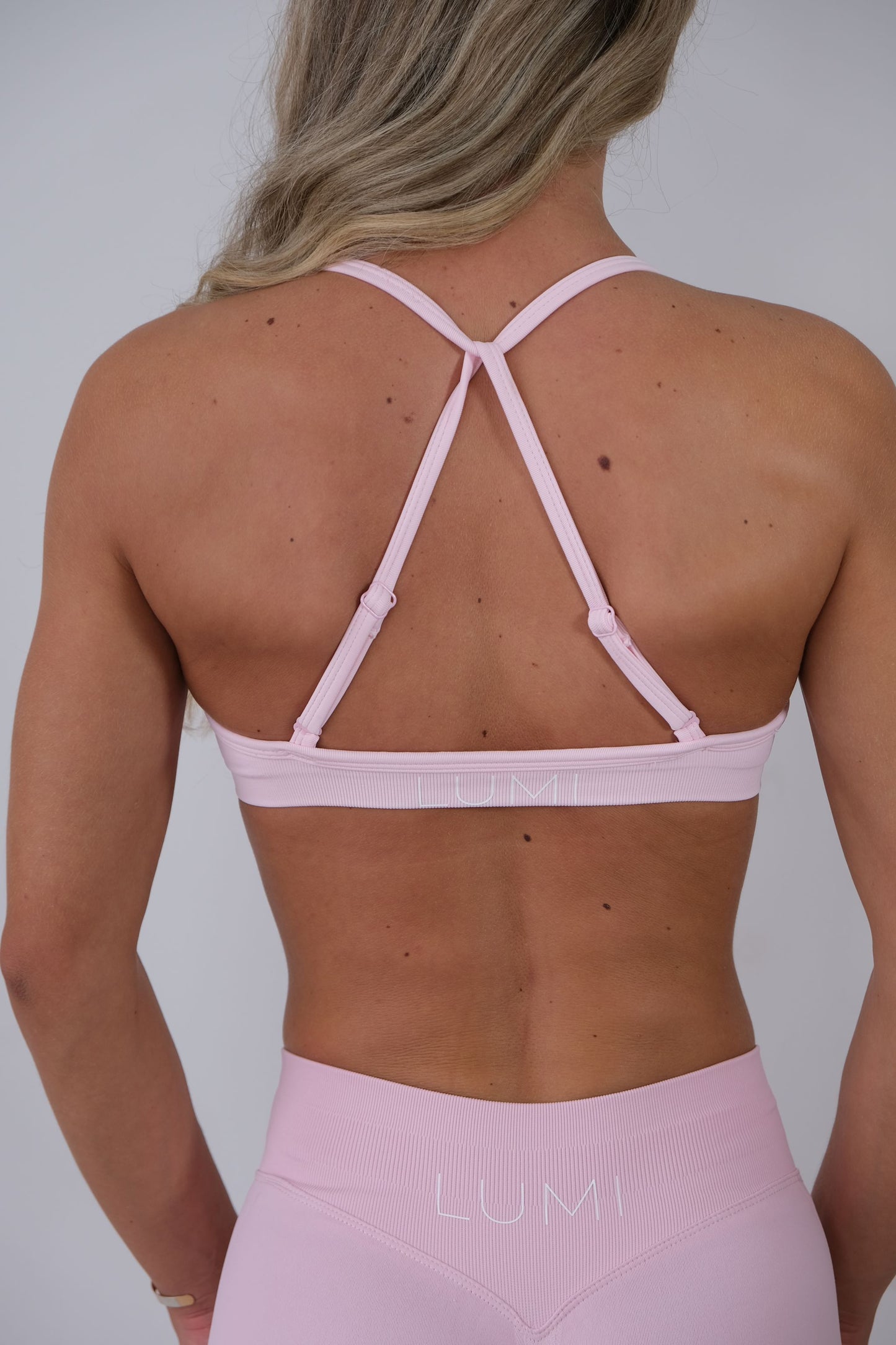 Powder Pink 11 Halter Neck Bra
