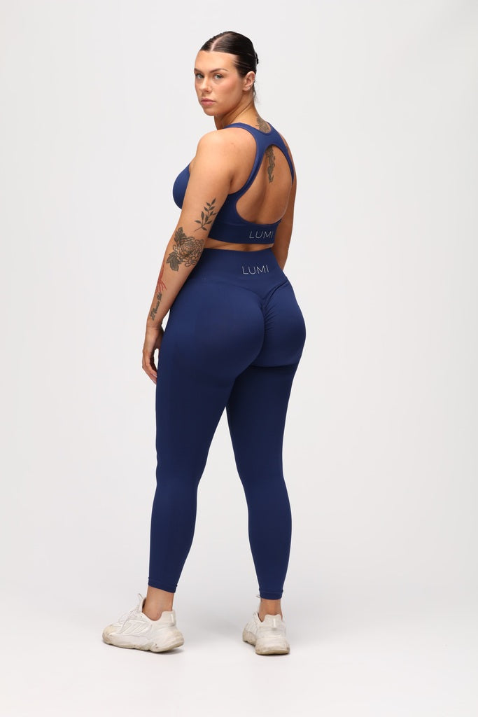 Navy Sculpt Sports Bra