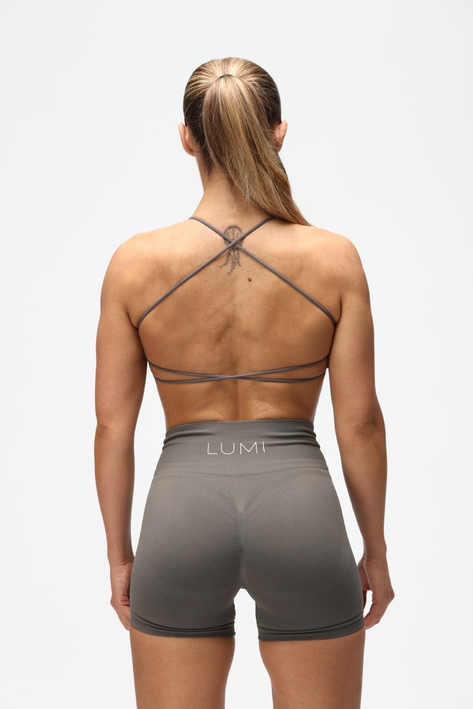 Charcoal Fortitude Scrunch Shorts