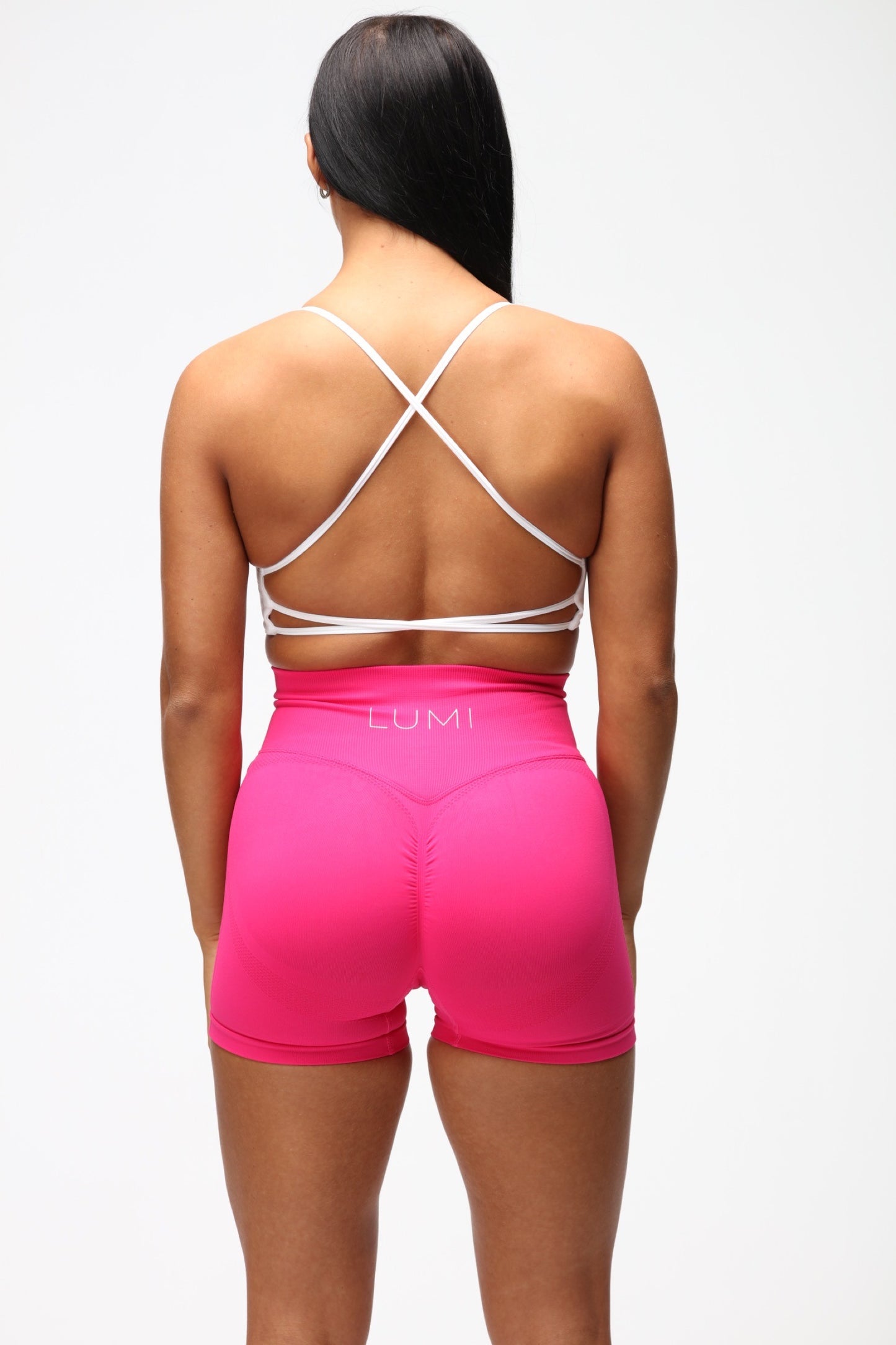 Pink Fortitude Scrunch Shorts