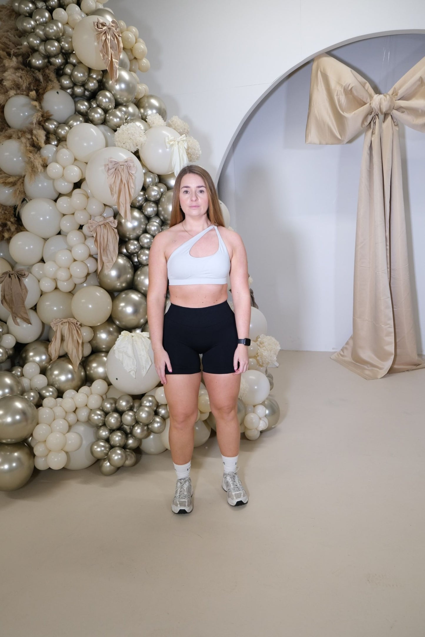 Stone Asymmetric Bra