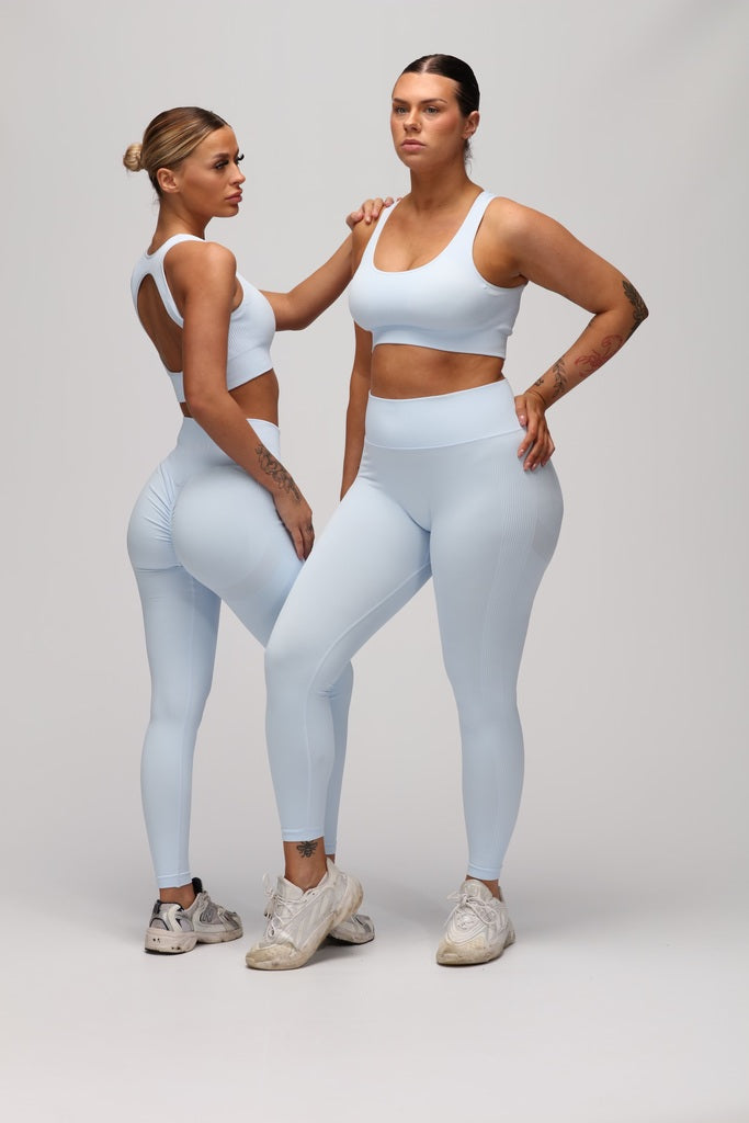 Powder Blue Sculpt Leggings