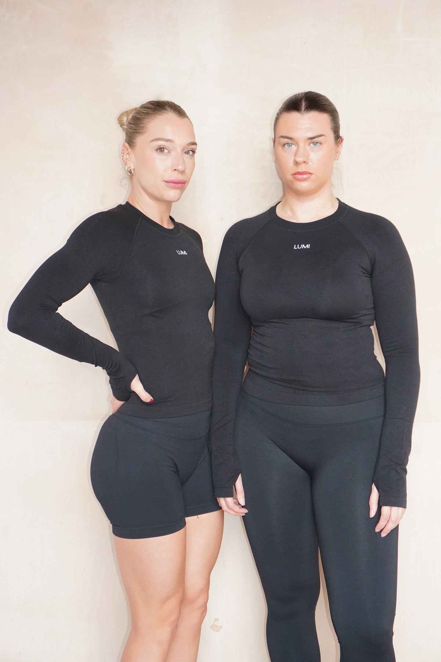 Black Long Sleeve Active Top