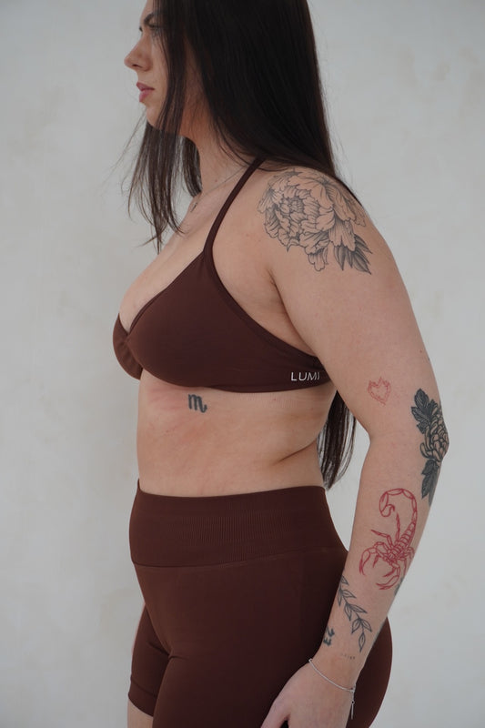 Chocolate Backless Bra