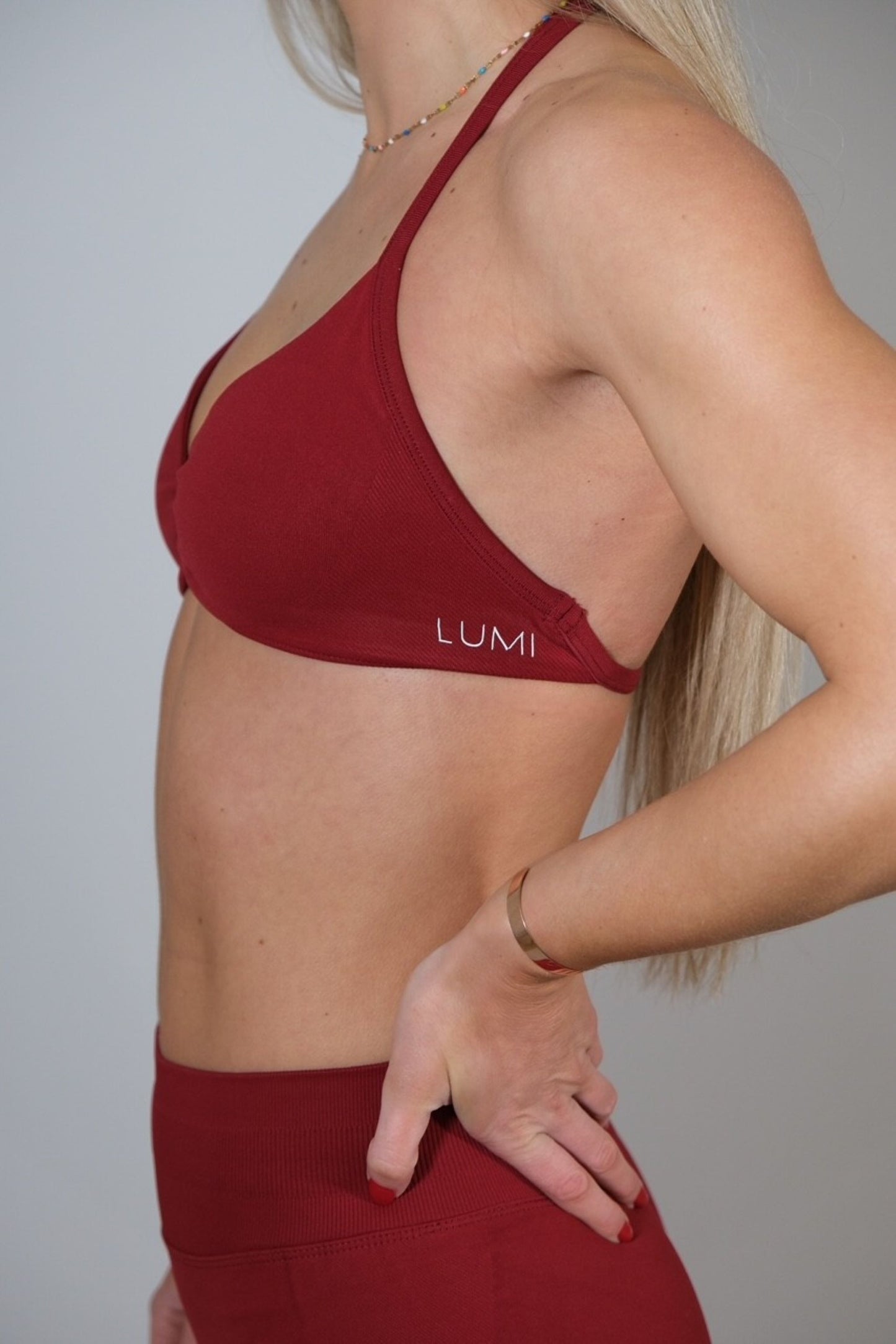 Cherry Backless Bra