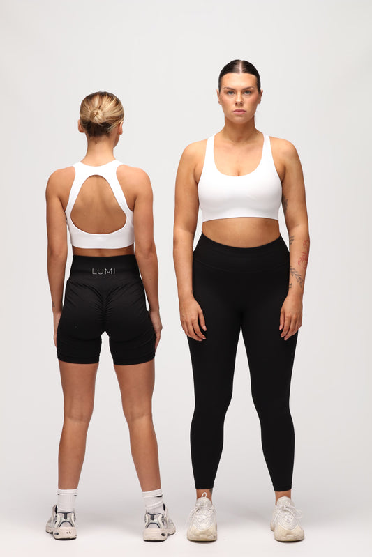 White Sculpt Sports Bra